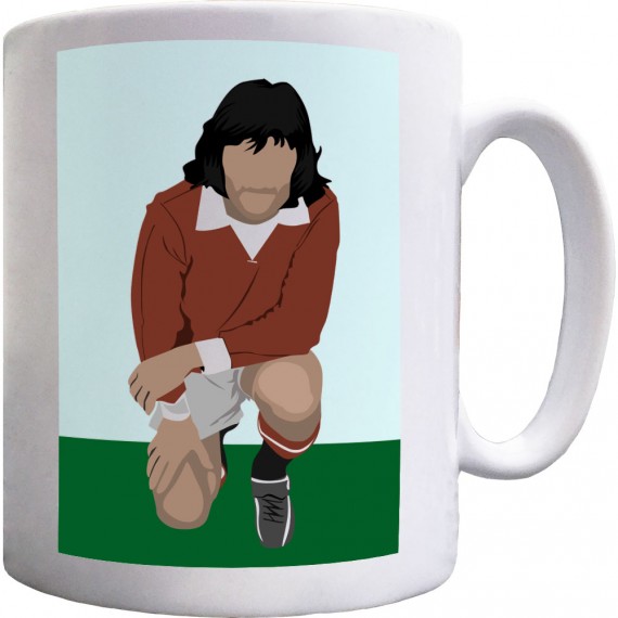 George Best 1971 Stylised Ceramic Mug