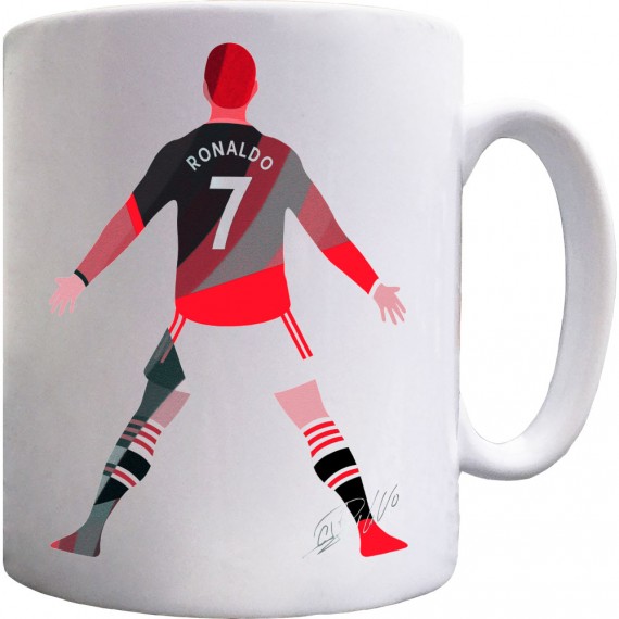 Cristiano Ronaldo Abstract Ceramic Mug
