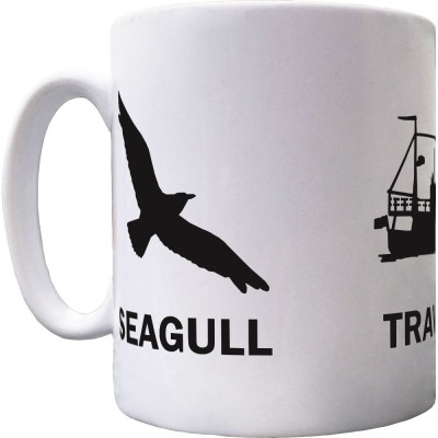 Seagull, Trawler, Sardine Ceramic Mug