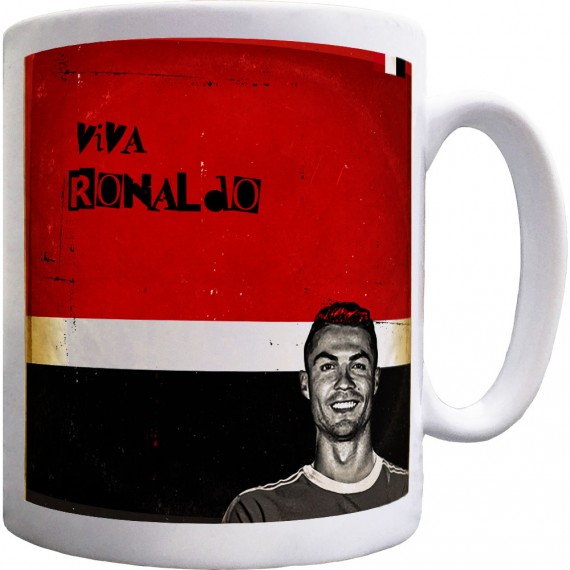 Viva Ronaldo (Red, White & Black) Ceramic Mug