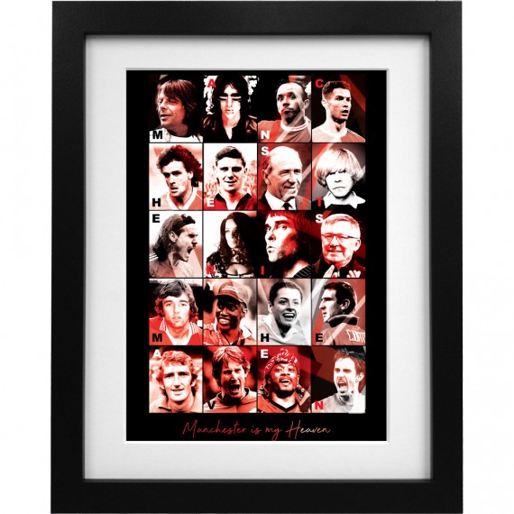 Manchester Is My Heaven Collage Art Print