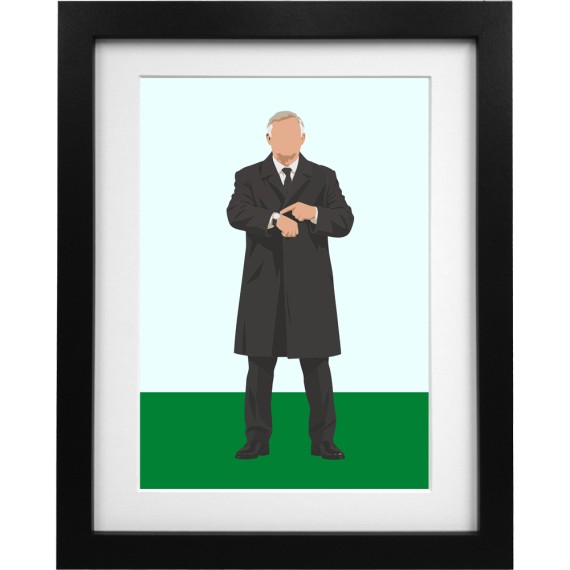 Sir Alex Ferguson Stylised Art Print