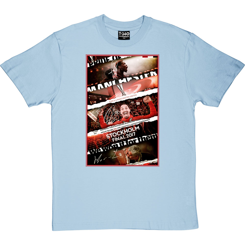 2017 Europa League Final Collage T-Shirt | TShirtsUnited