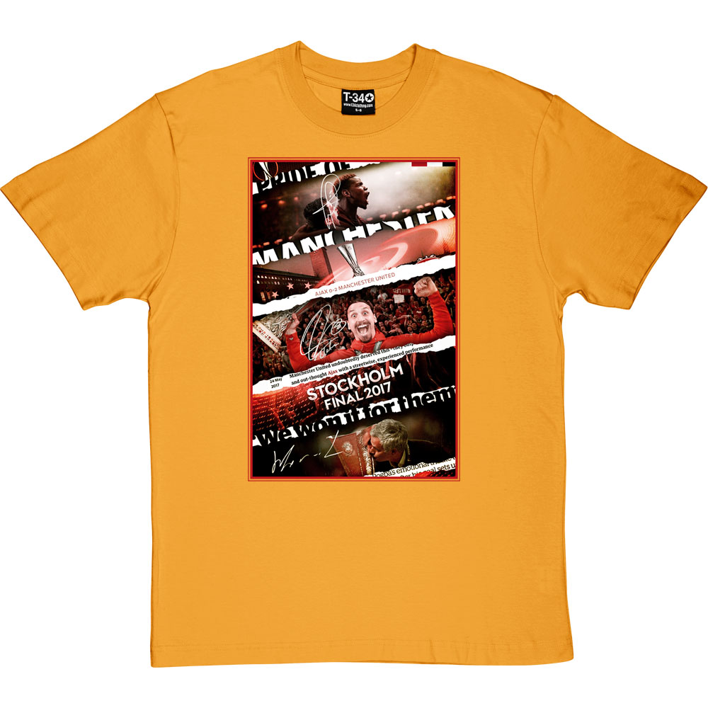 2017 Europa League Final Collage T-Shirt | TShirtsUnited