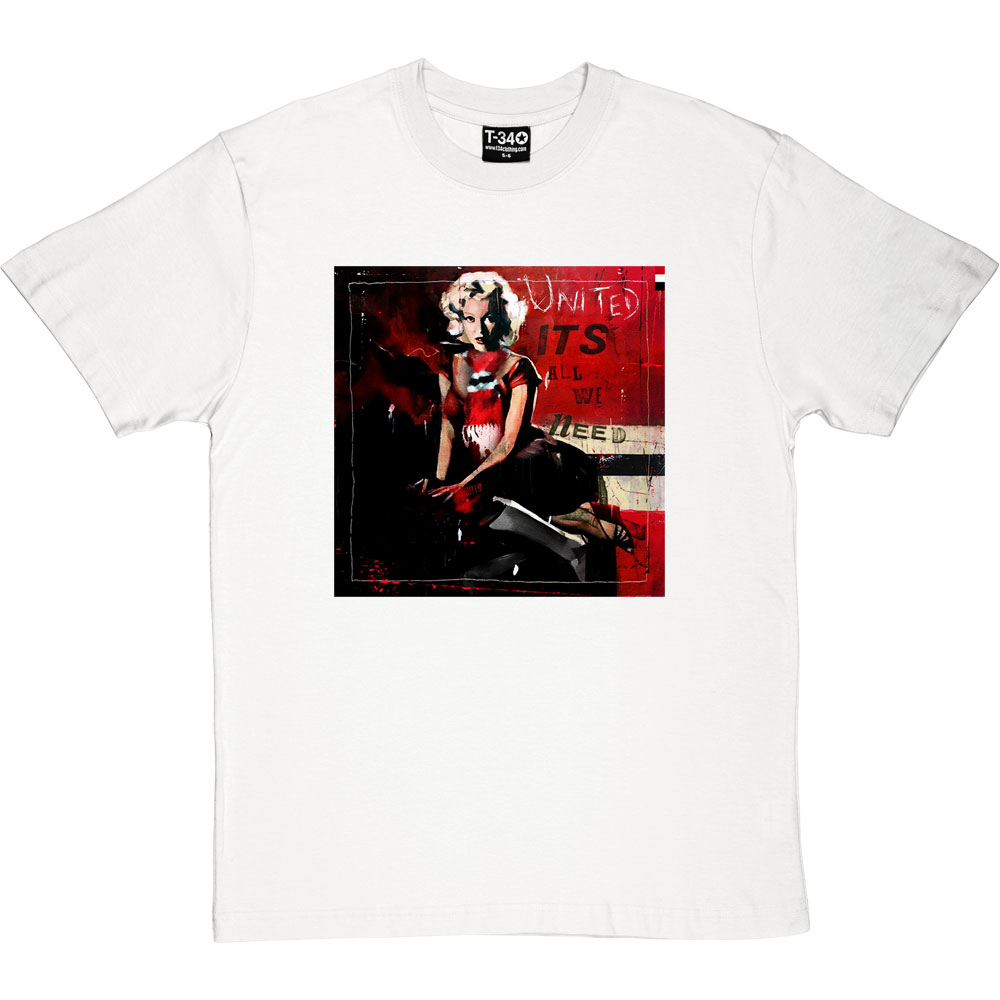Marilyn Monroe Red, White and Black T 