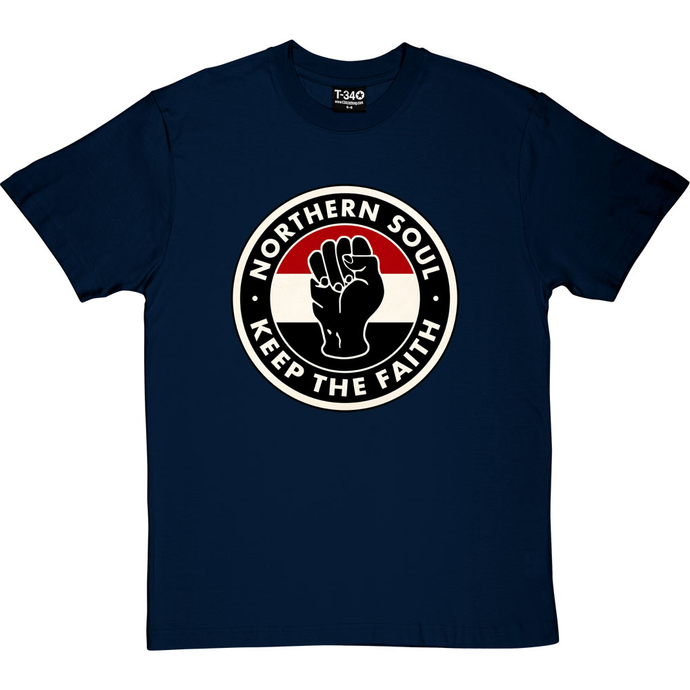 Buy Northern Soul That Beatin Rythym Organic Cotton T Shirt Online in India