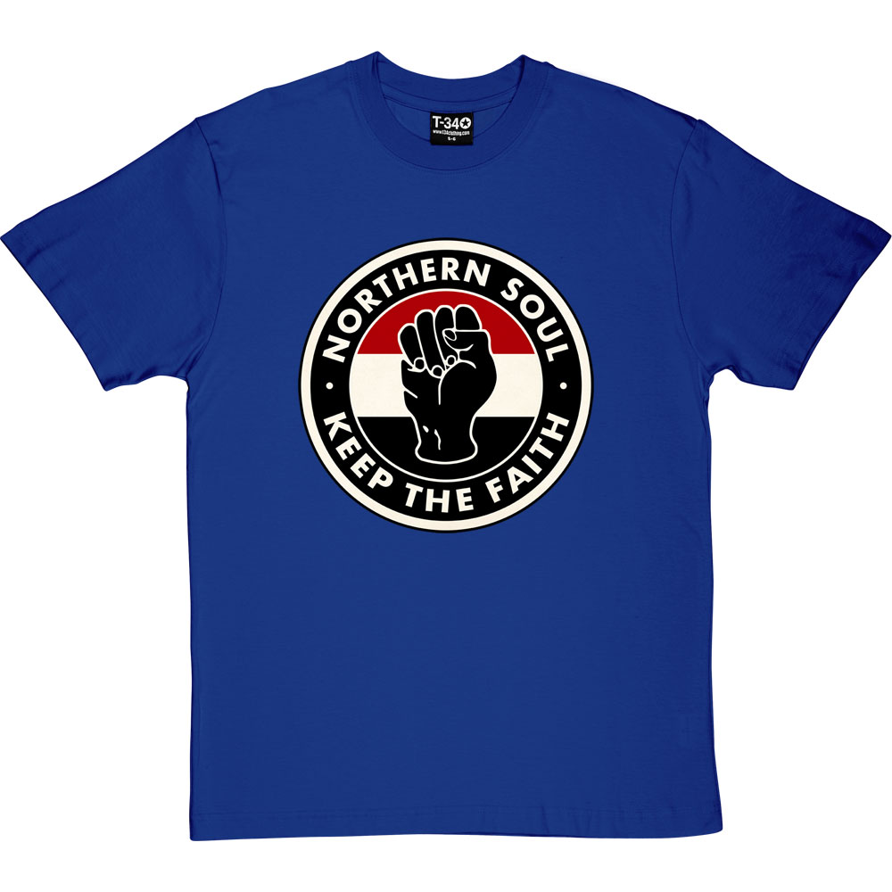 Northern Soul Baumwoll-Tragetasche „Keep The Faith“ – 42 X 38 Cm, Wiederverwendbar & Umweltfreundlich